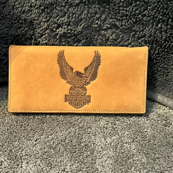 HARLEY DAVIDSON LEATHER TRUCKER WALLET